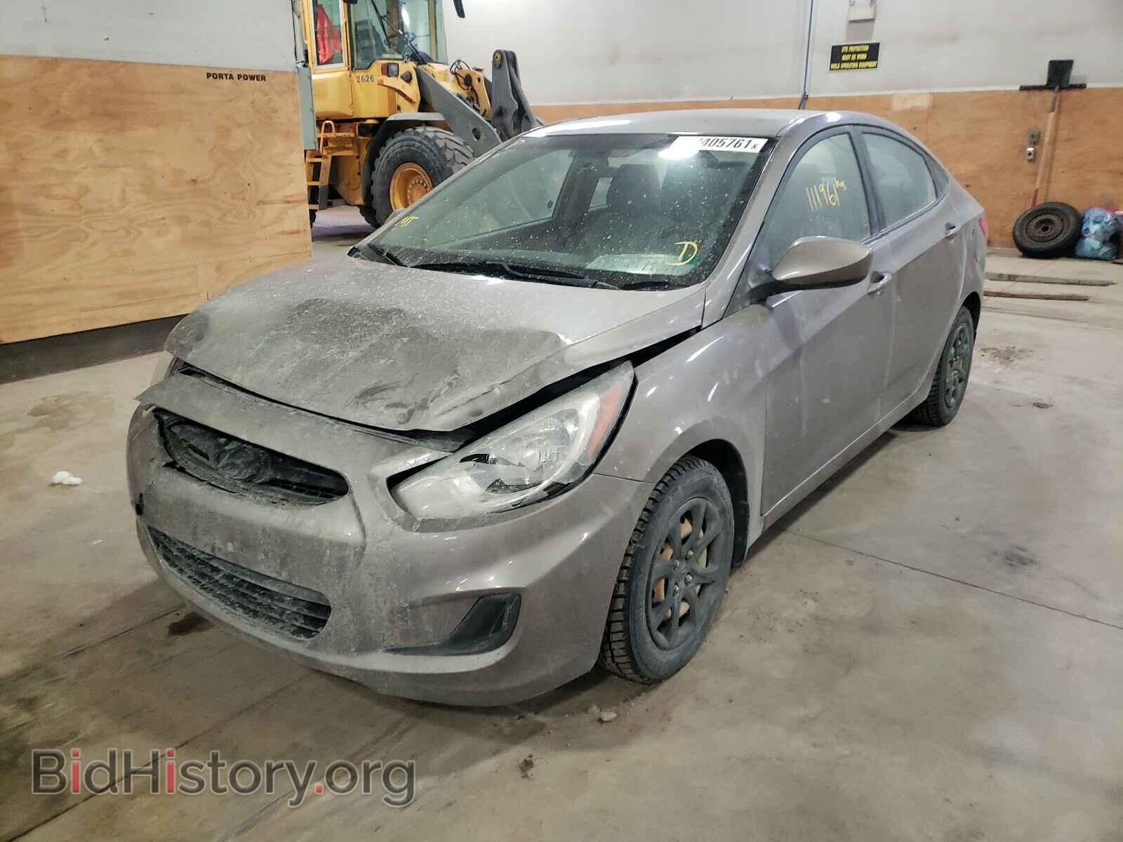 2013 HYUNDAI ACCENT - VIN: KMHCT4AE3DU433165 - Фото 2