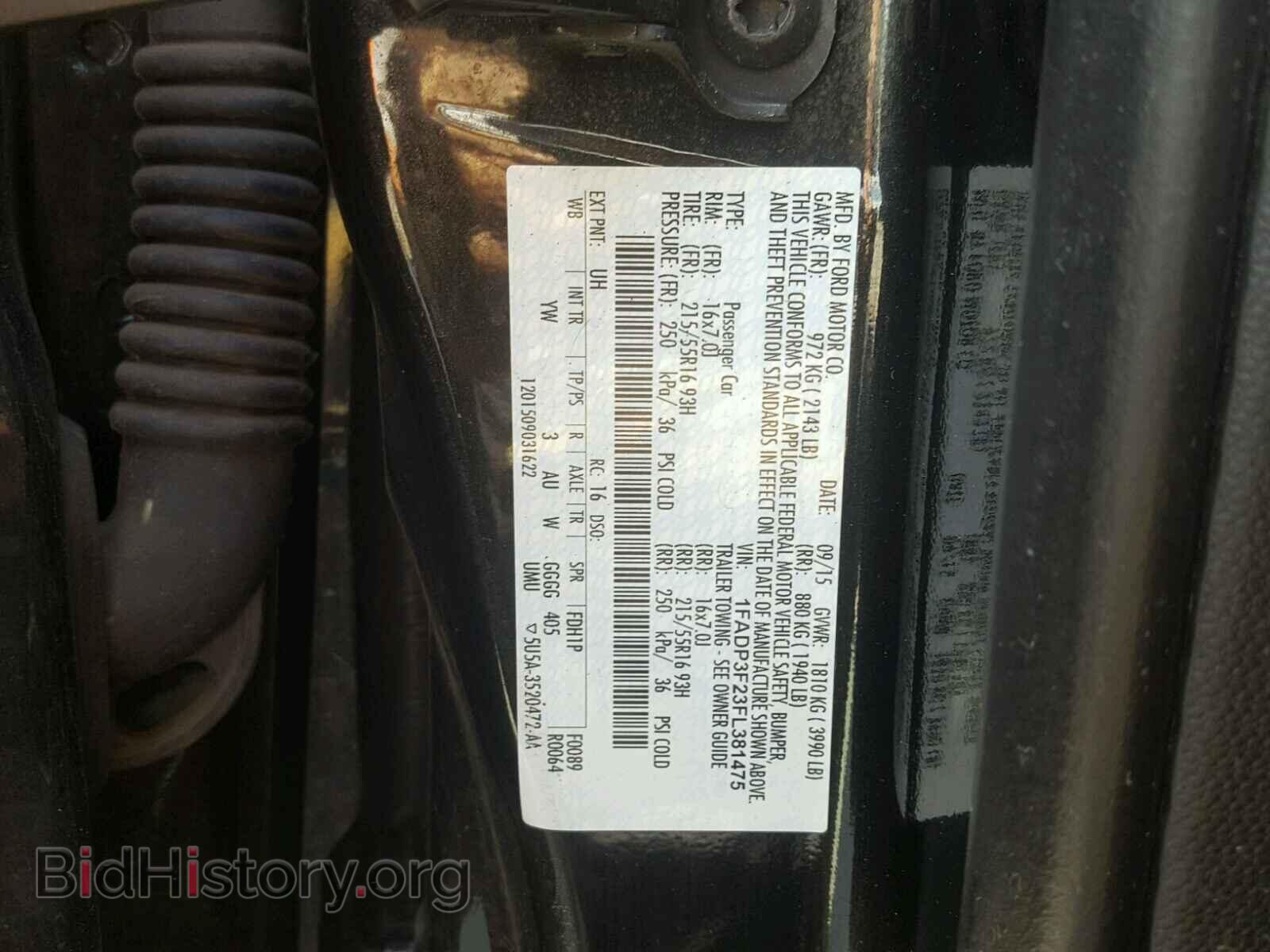 2015 FORD FOCUS - VIN: 1FADP3F23FL381475 - Фото 10