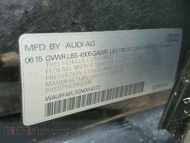 2016 AUDI A4 - VIN: WAUFFAFL7GN004072 - Photo 10