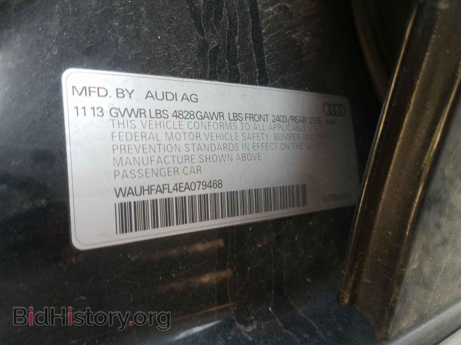 2014 AUDI A4 - VIN: WAUHFAFL4EA079468 - Фото 10
