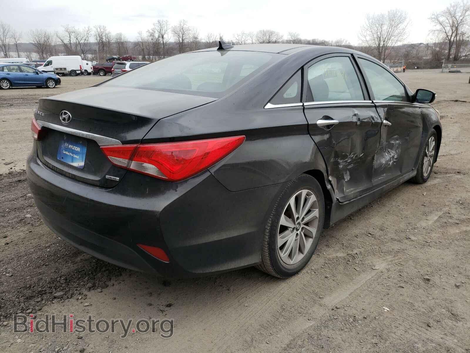2014 HYUNDAI SONATA - VIN: 5NPEC4AC2EH828302 - Фото 4