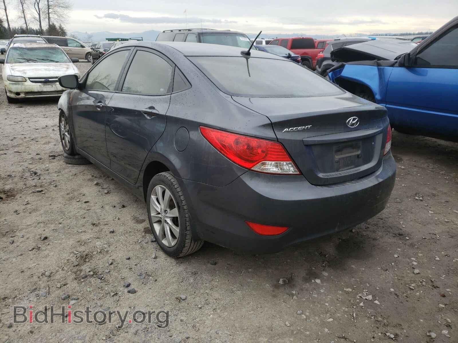 2012 HYUNDAI ACCENT - VIN: KMHCU4AE6CU188504 - Фото 3