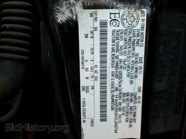 2012 FORD FOCUS - VIN: 1FAHP3M20CL252724 - Фото 10