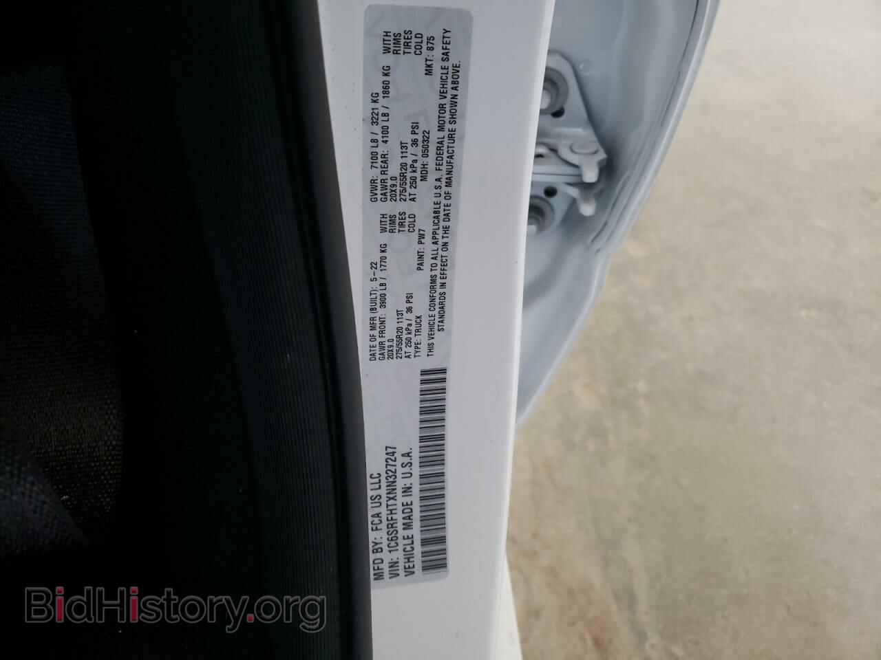 2022 RAM 1500 - VIN: 1C6SRFHTXNN327247 - Фото 13