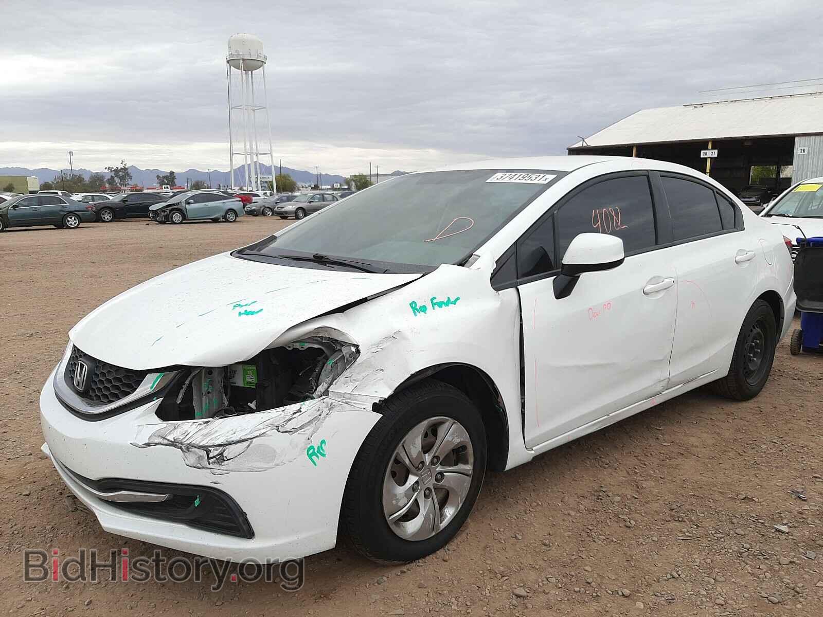 2013 HONDA CIVIC - VIN: 19XFB2F59DE224979 - Фото 2