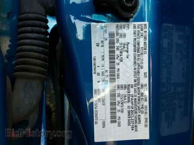 2012 FORD FOCUS - VIN: 1FAHP3F20CL237184 - Фото 10