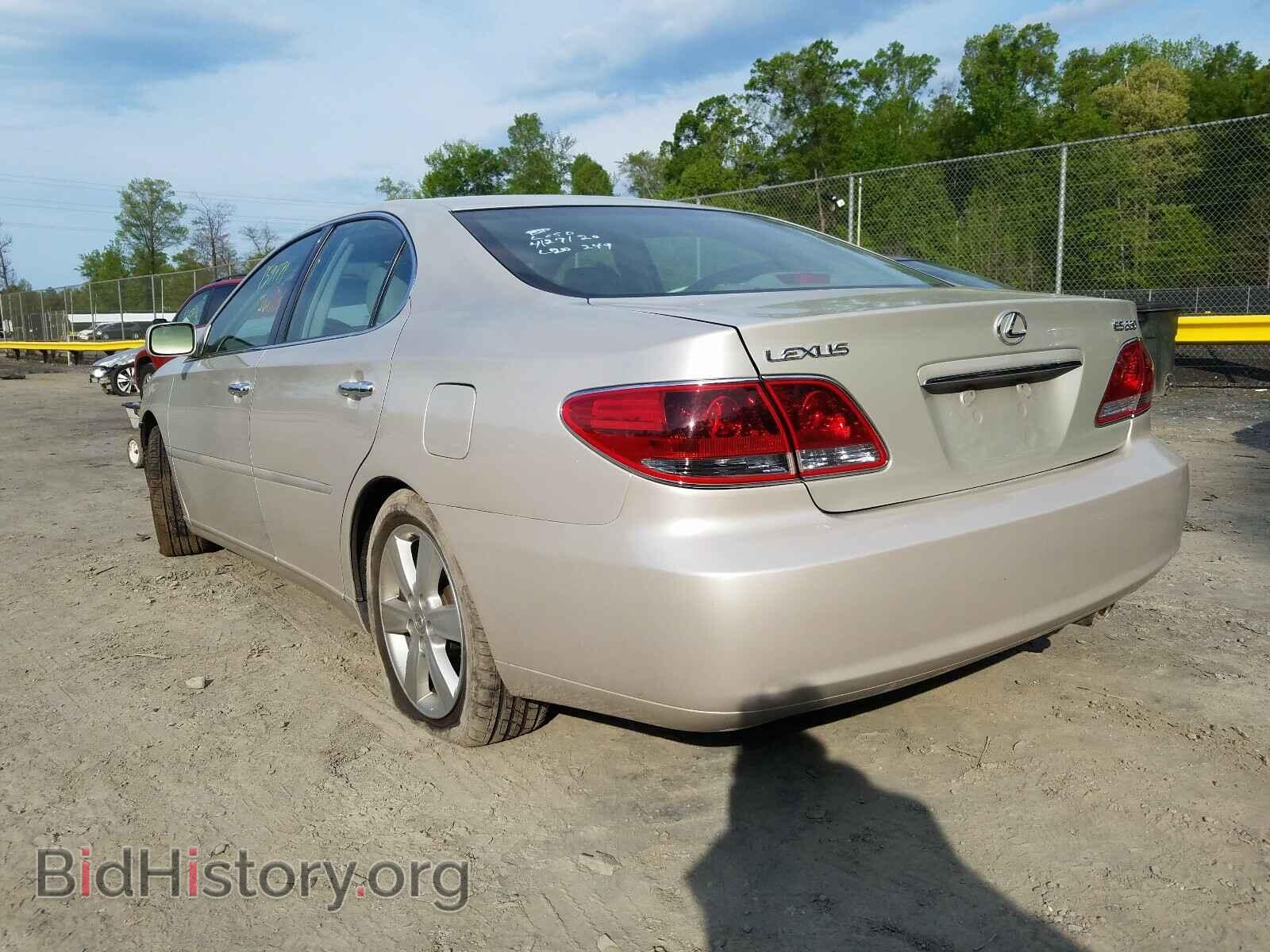 2005 LEXUS ES330 - VIN: JTHBA30G155138899 - Фото 3