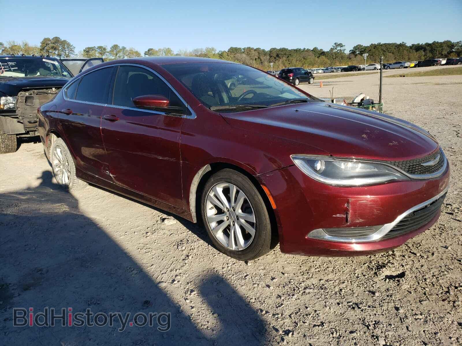 Фотография 1C3CCCAB2FN609693 - CHRYSLER 200 2015