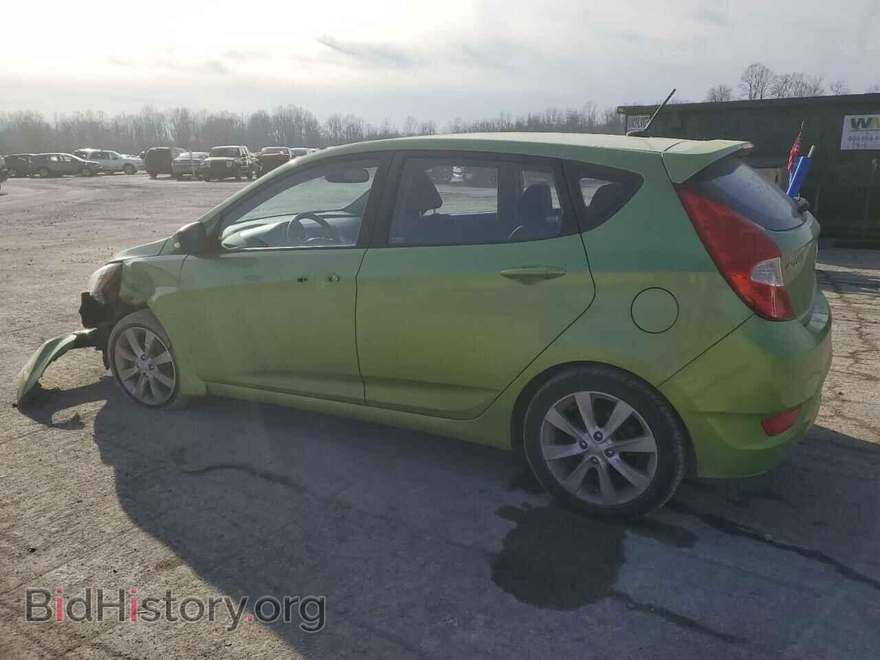 2013 HYUNDAI ACCENT - VIN: KMHCU5AE6DU078009 - Фото 2