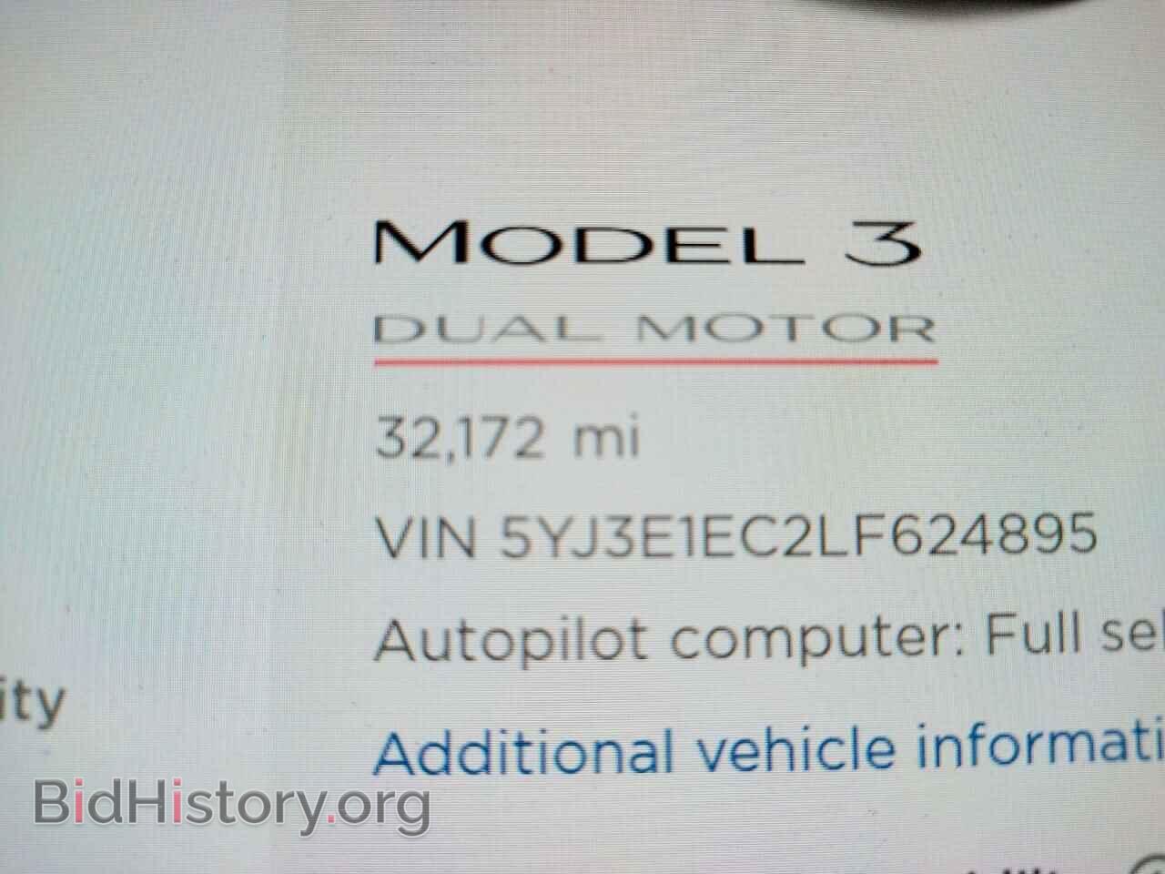 2020 TESLA MODEL 3 - VIN: 5YJ3E1EC2LF624895 - Фото 8