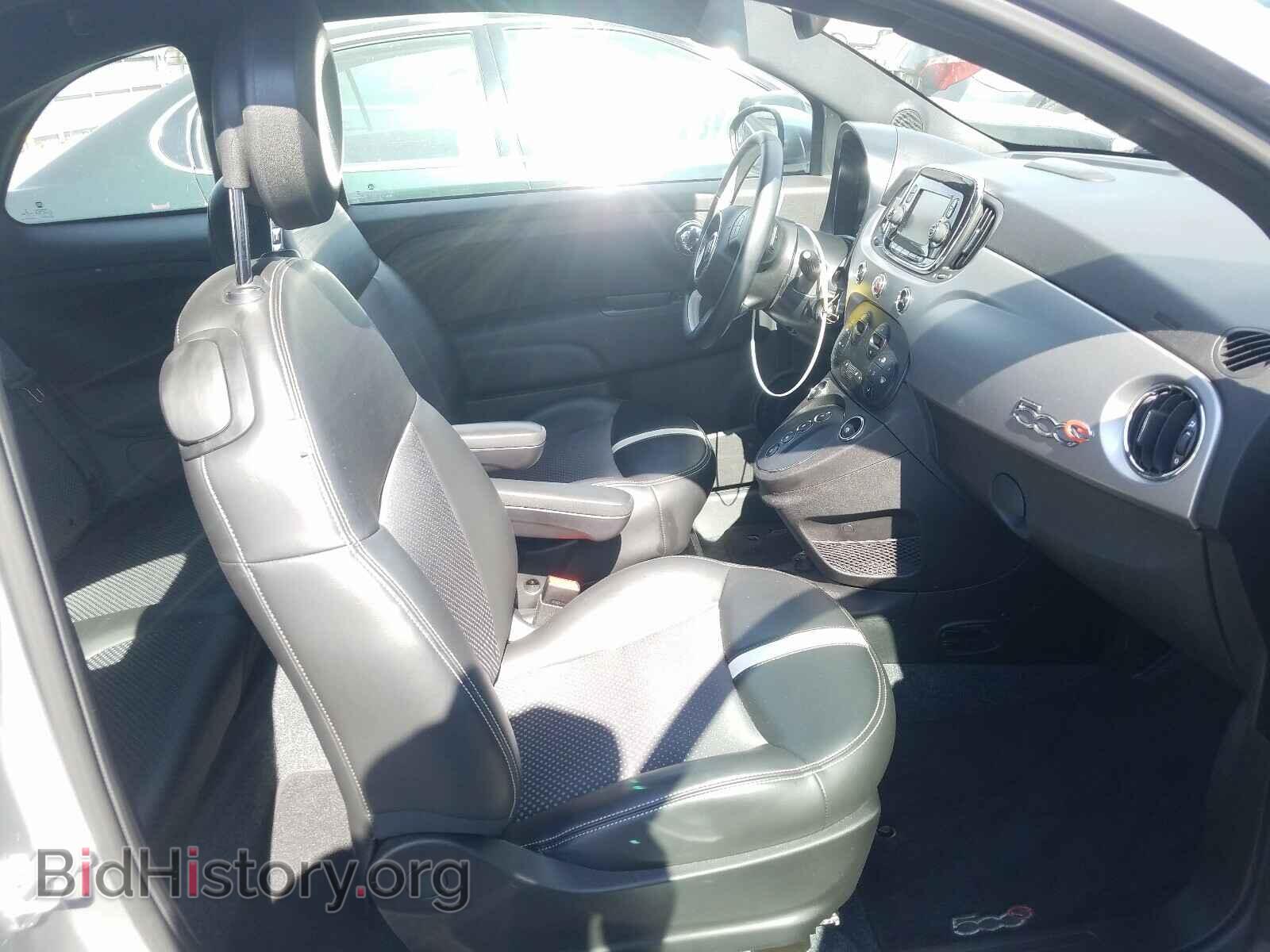 2017 FIAT 500 - VIN: 3C3CFFGE3HT625124 - Фото 5