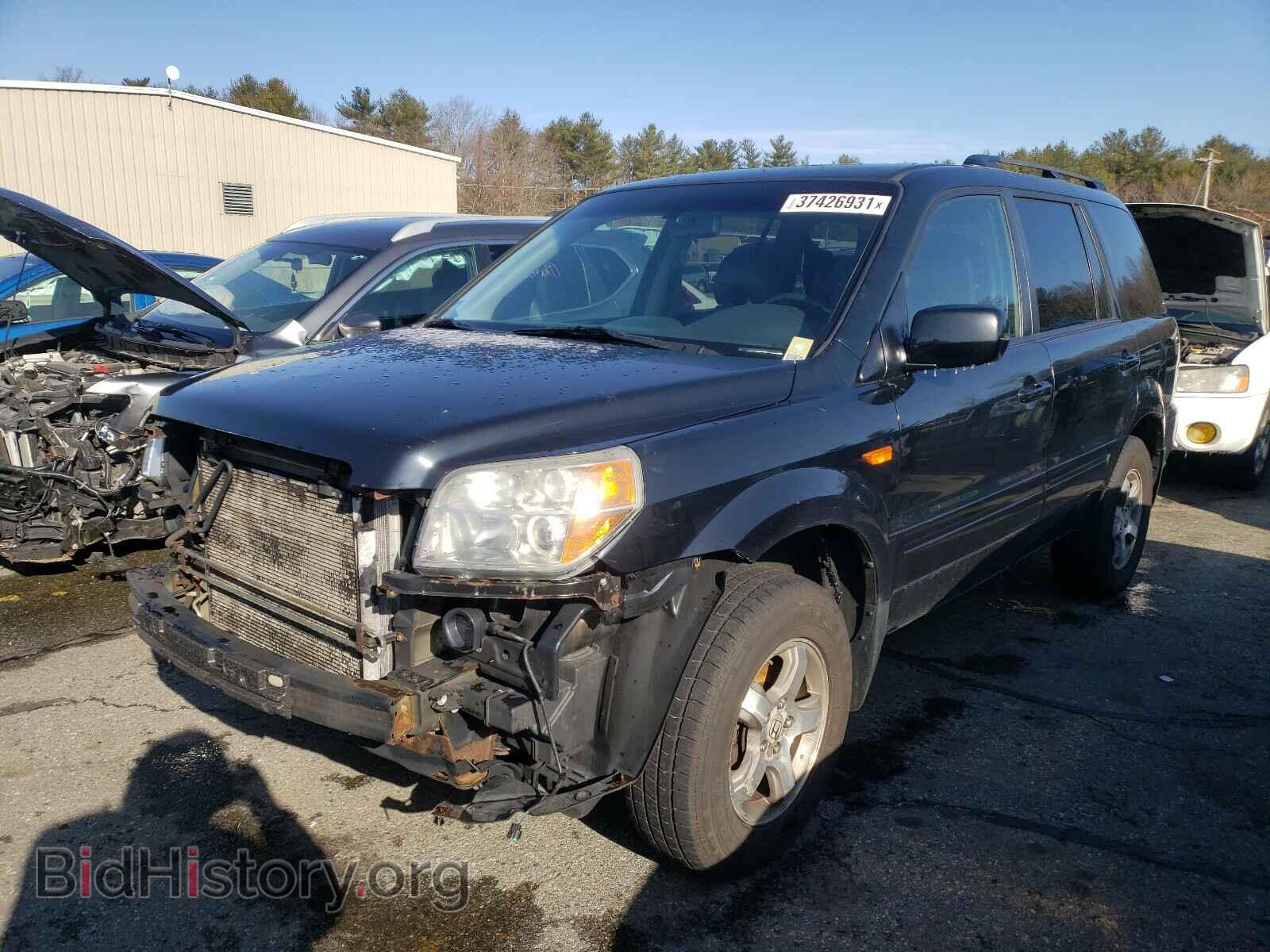 2007 HONDA PILOT - VIN: 2HKYF18506H553301 - Фото 2