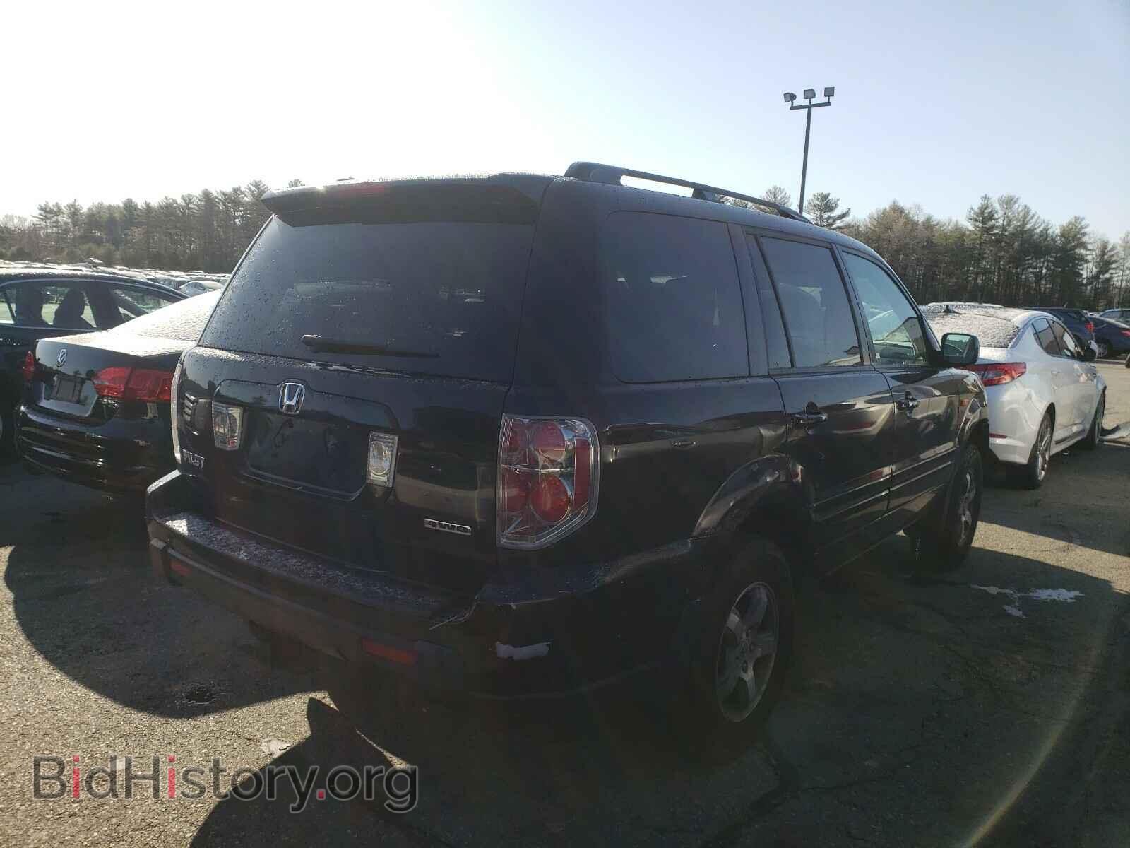 2007 HONDA PILOT - VIN: 2HKYF18506H553301 - Фото 4