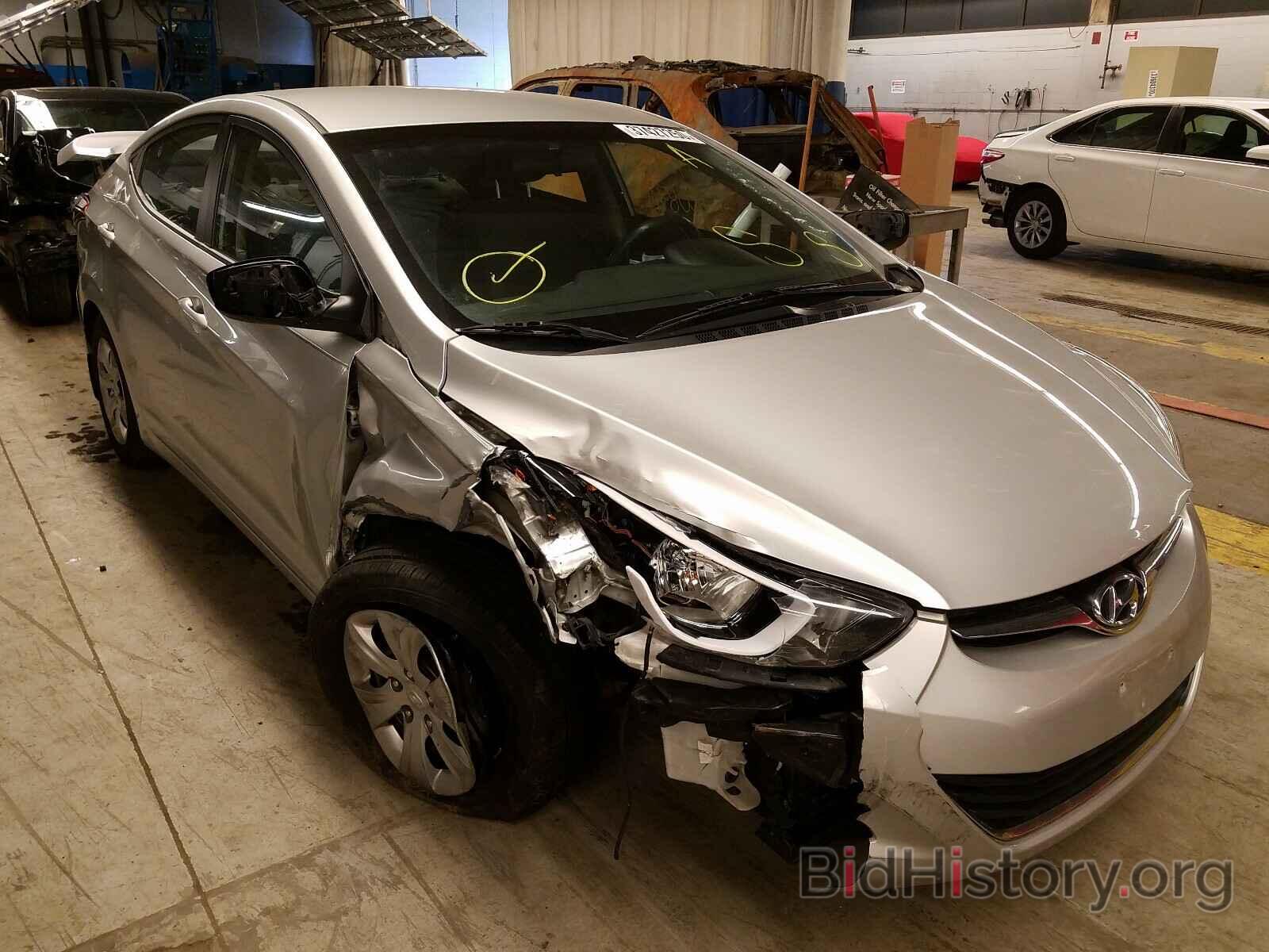 Фотография 5NPDH4AE4GH784482 - HYUNDAI ELANTRA 2016