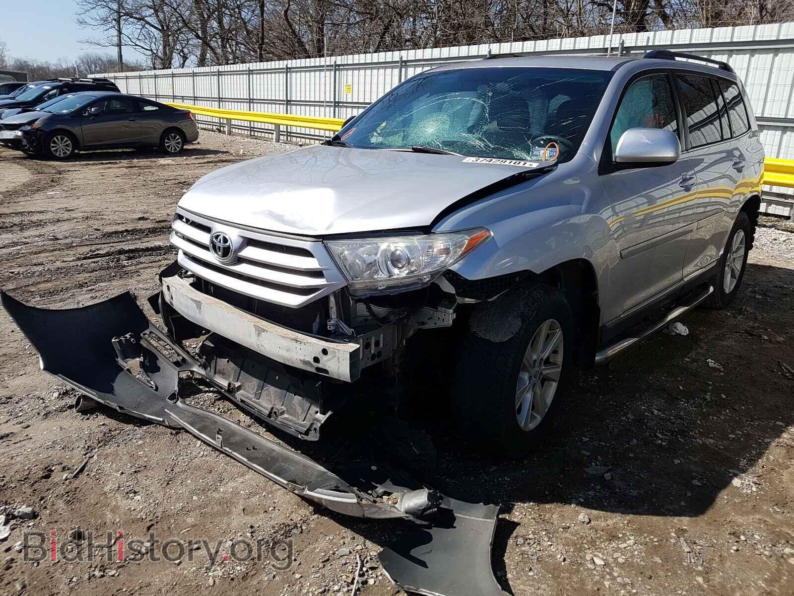 2012 TOYOTA HIGHLANDER - VIN: 5TDZA3EH7CS024236 - Фото 2