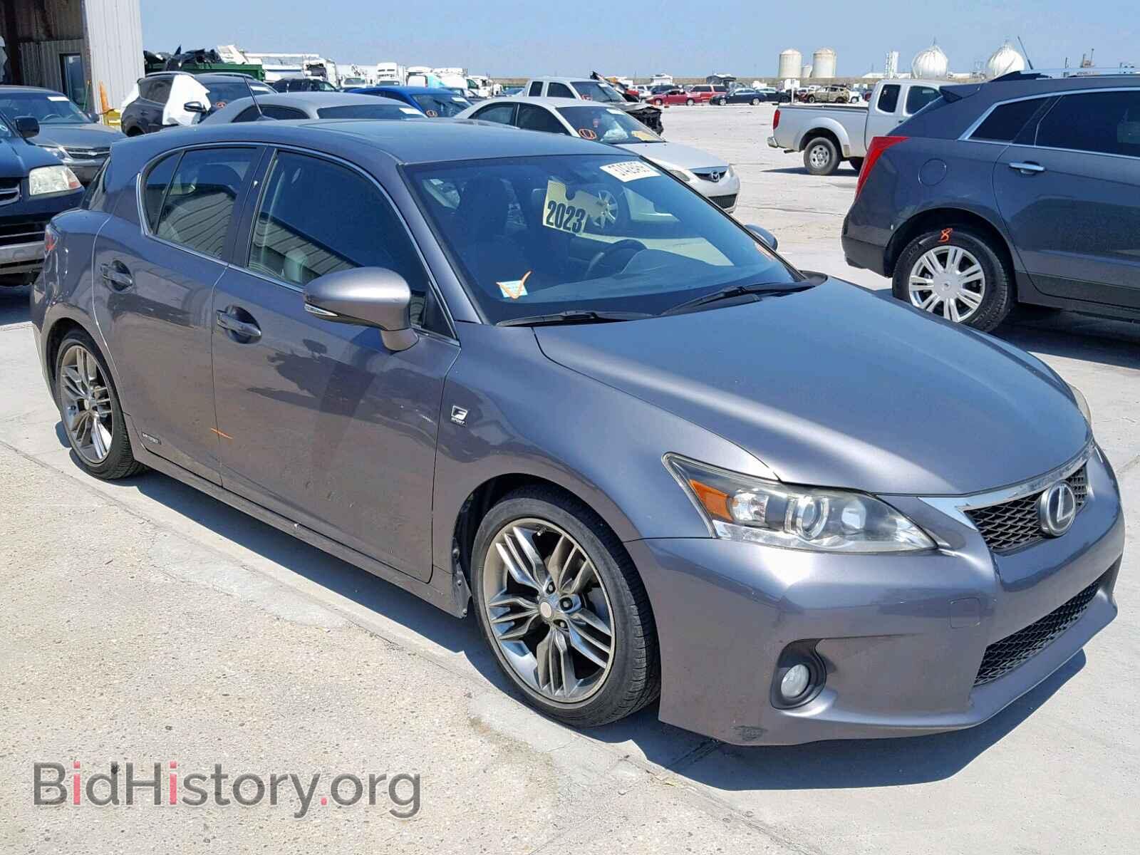 Photo JTHKD5BH2C2061385 - LEXUS CT 200 2012