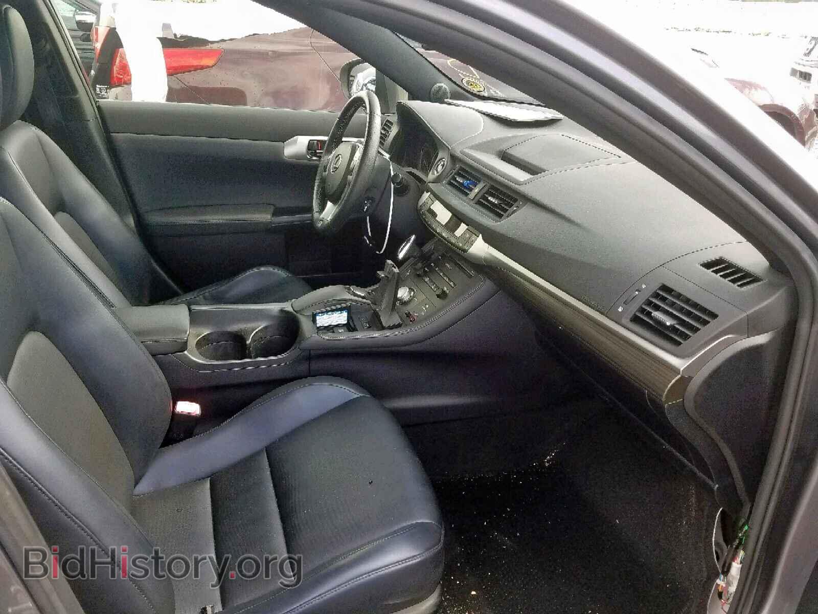 2012 LEXUS CT 200 - VIN: JTHKD5BH2C2061385 - Фото 5
