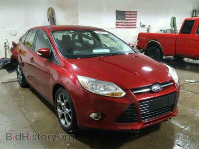 2014 Ford FOCUS FOCUS SE, red — VIN 1FADP3F28EL217816, Copart