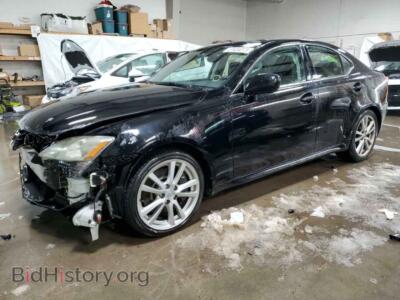 2007 Lexus IS IS 350, черный — VIN JTHBE262372008010, Copart