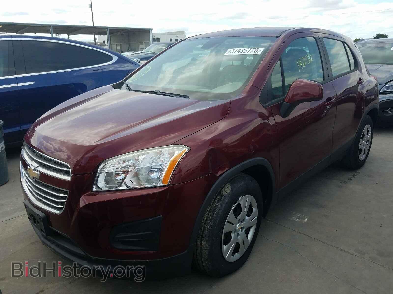 2016 CHEVROLET TRAX - VIN: 3GNCJKSB5GL121633 - Фото 2