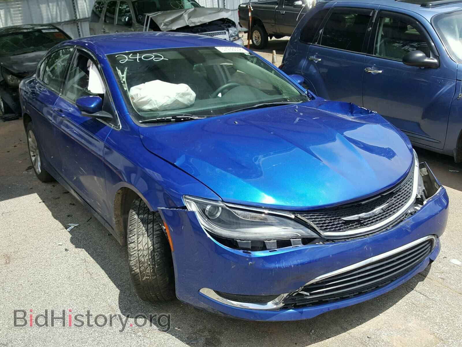 Фотография 1C3CCCAB9GN112402 - CHRYSLER 200 2016