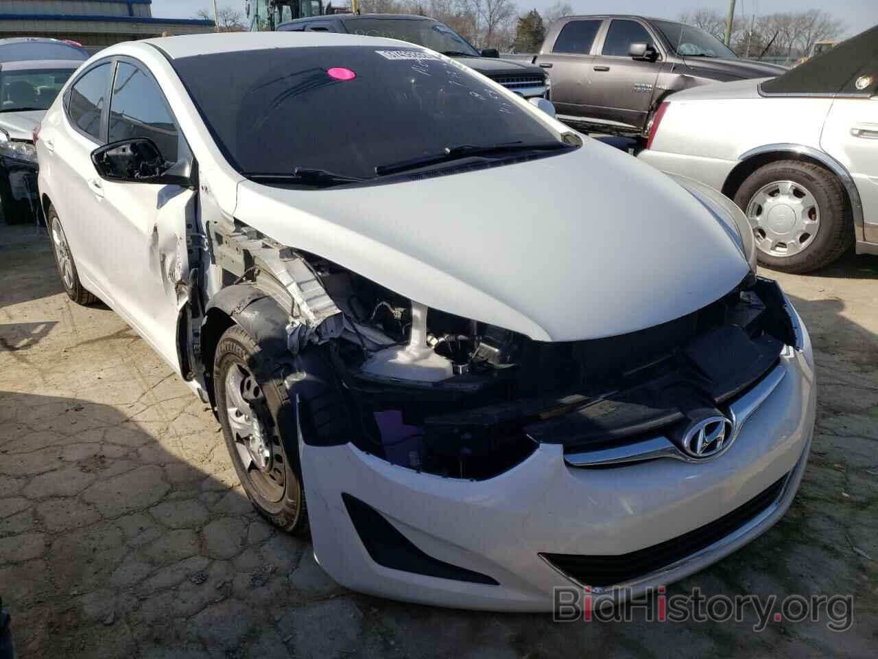 Photo 5NPDH4AE6GH664358 - HYUNDAI ELANTRA 2016