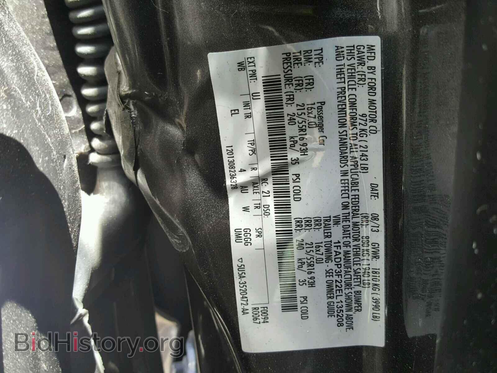 2014 FORD FOCUS - VIN: 1FADP3F22EL135208 - Photo 10