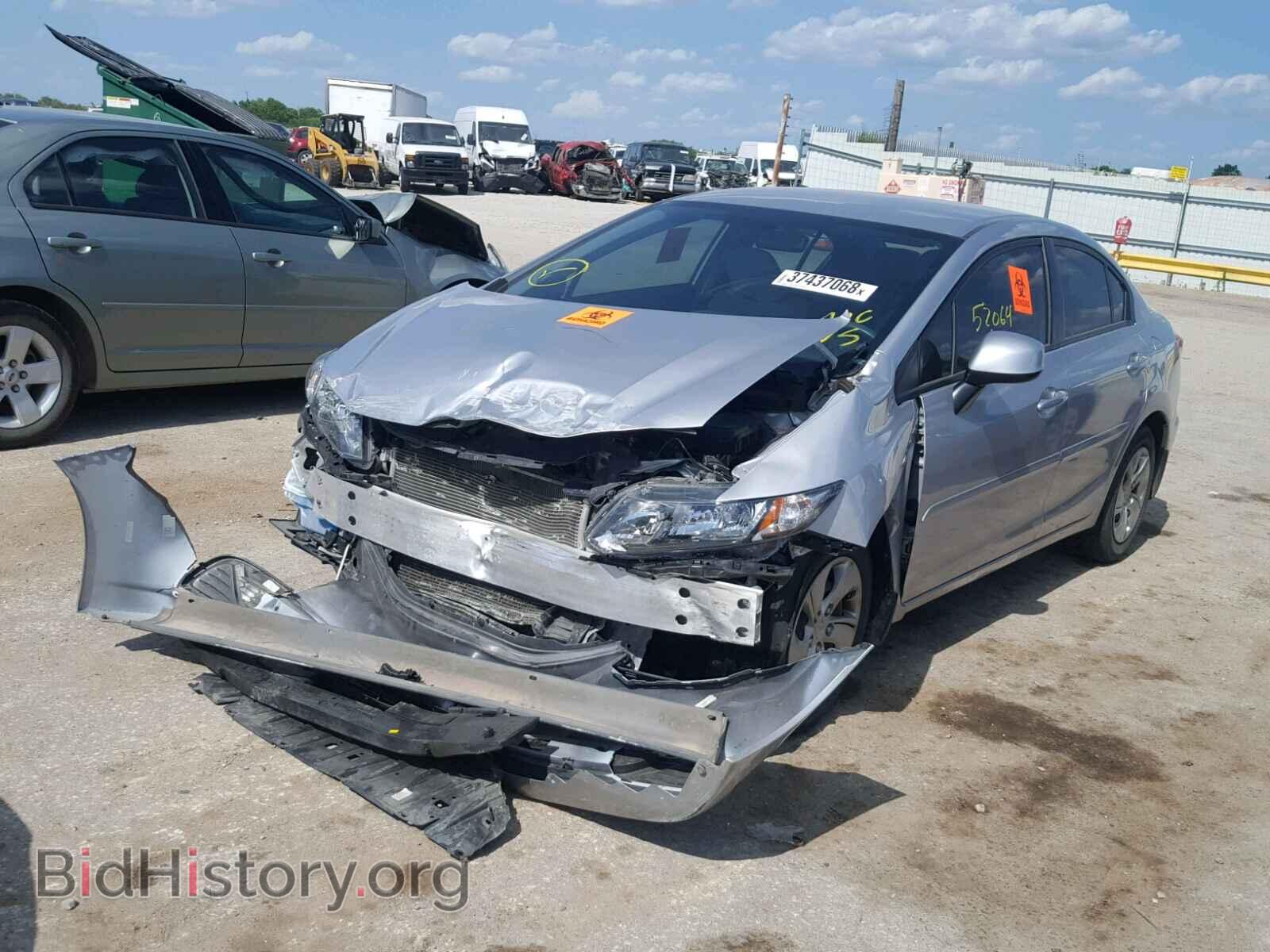 2013 HONDA CIVIC - VIN: 19XFB2F53DE027774 - Фото 2