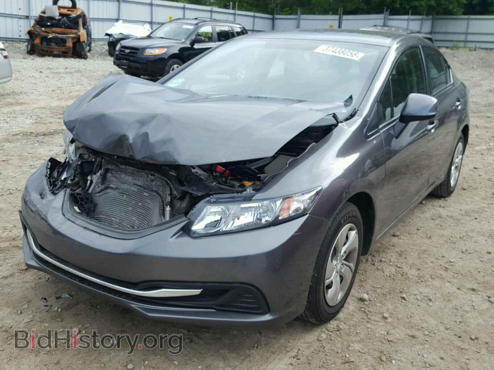 2013 HONDA CIVIC - VIN: 2HGFB2F58DH594794 - Фото 2