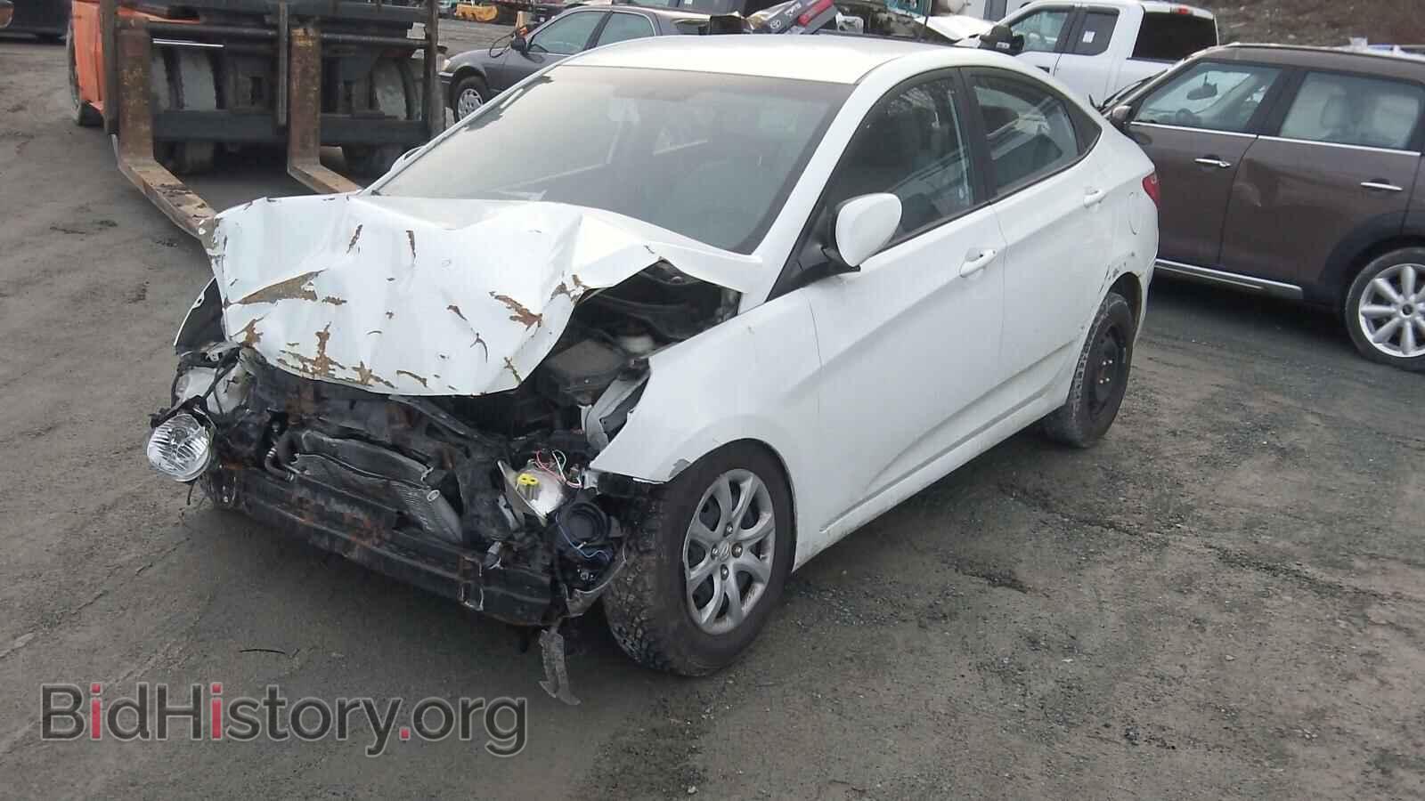 2012 HYUNDAI ACCENT - VIN: KMHCT4AE2CU061347 - Фото 2
