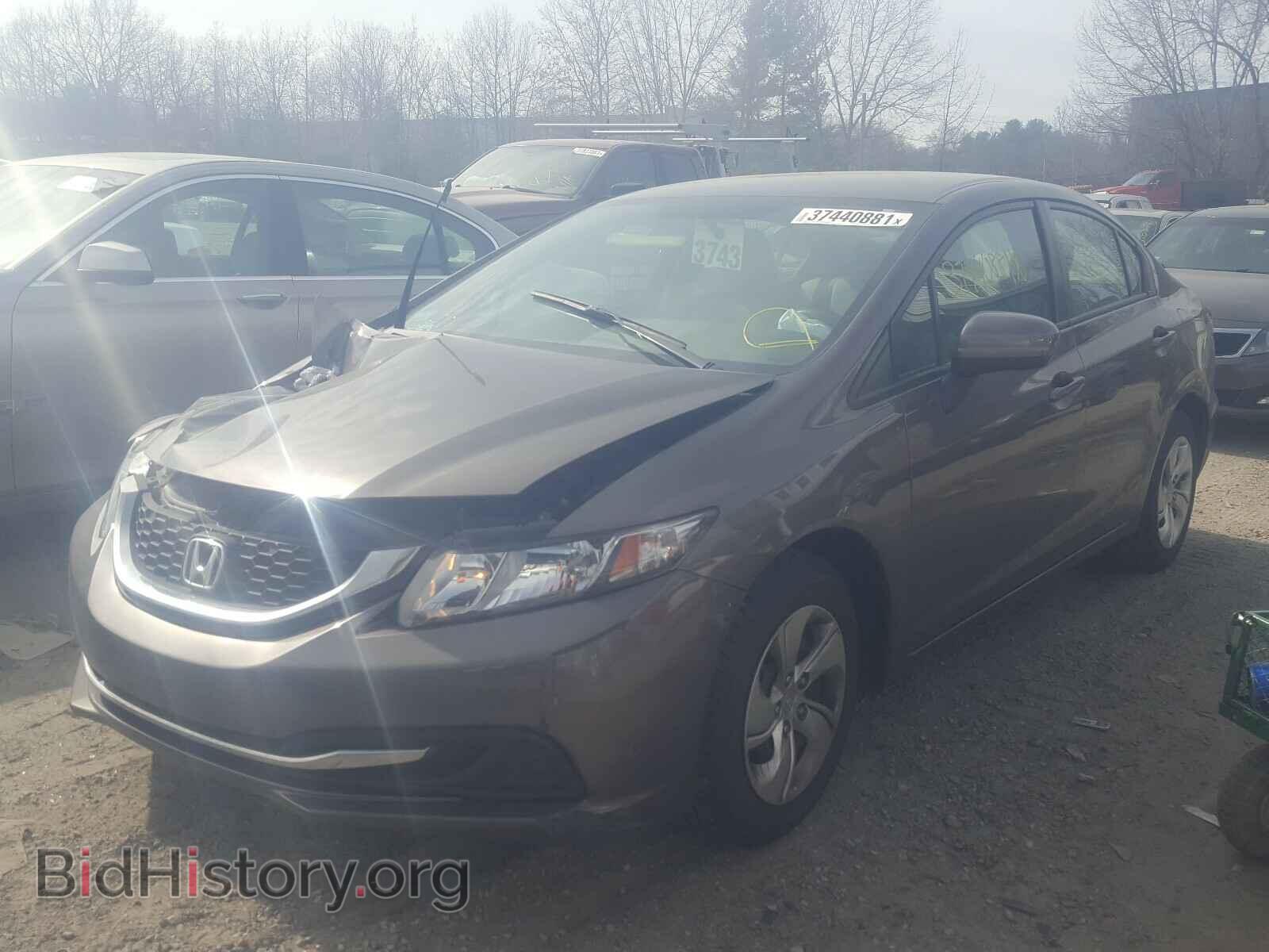 2015 HONDA CIVIC - VIN: 2HGFB2F58FH510380 - Фото 2
