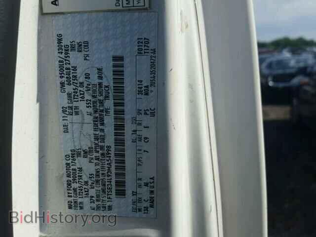 2003 FORD ECONOLINE - VIN: 1FTSE34L93HA54998 - Фото 10
