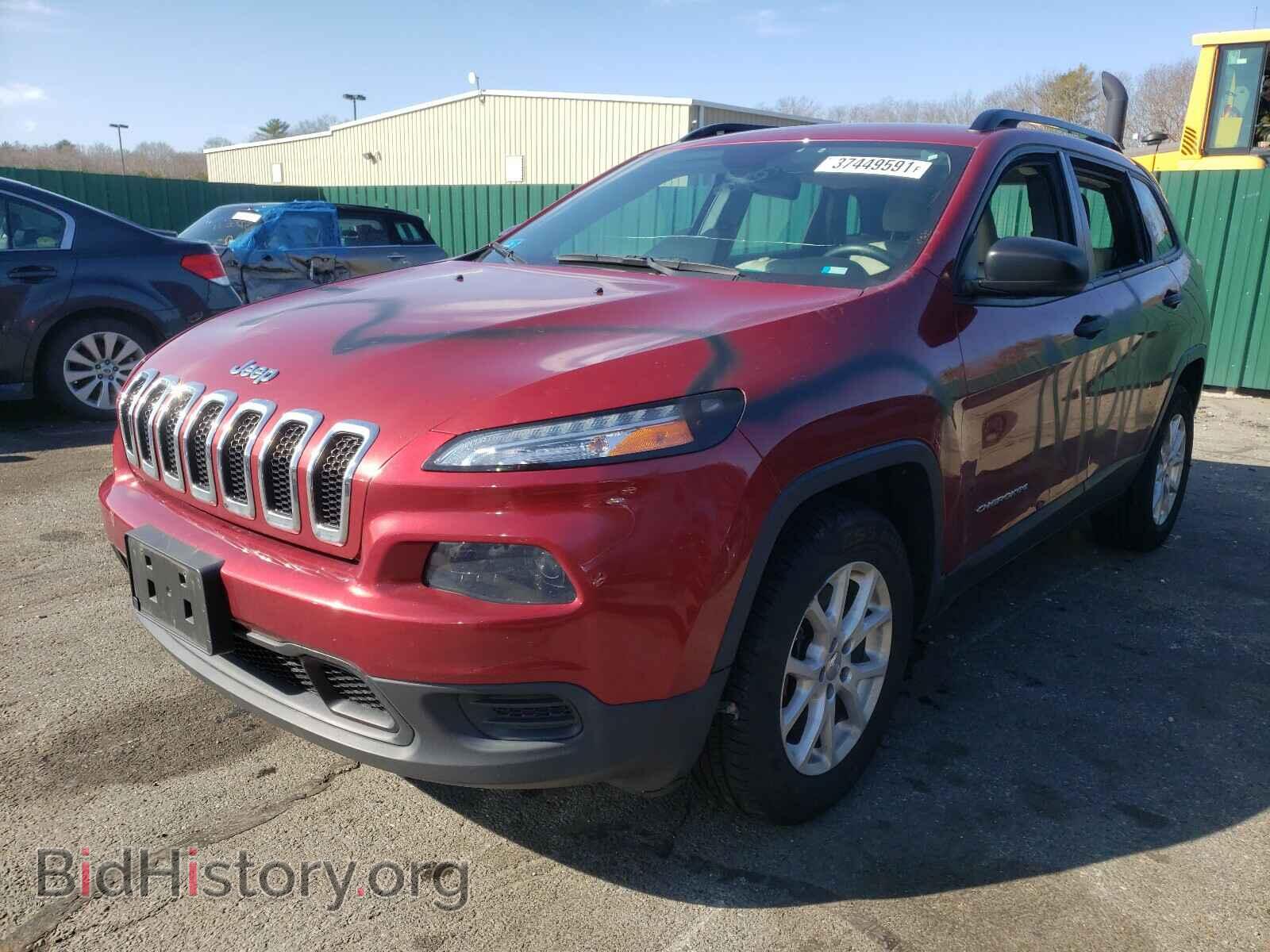 2016 JEEP CHEROKEE - VIN: 1C4PJMAB6GW152665 - Фото 2