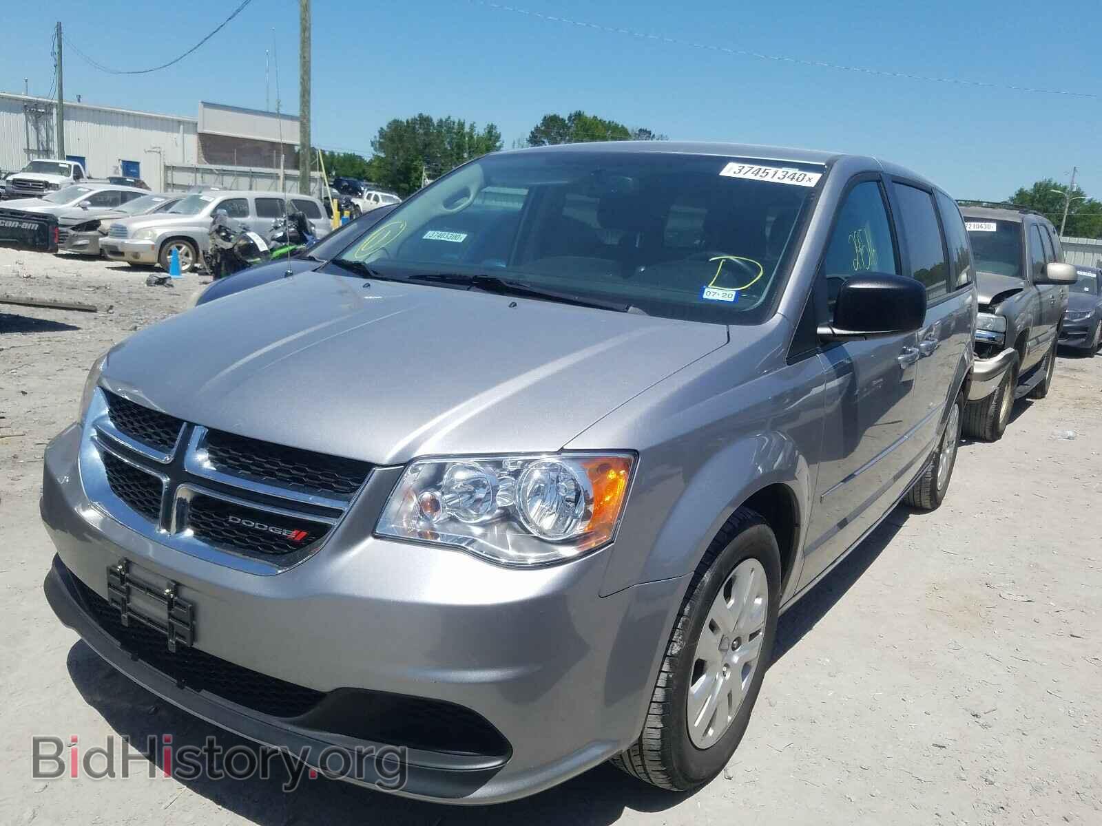 2017 DODGE CARAVAN - VIN: 2C4RDGBG2HR866296 - Фото 2