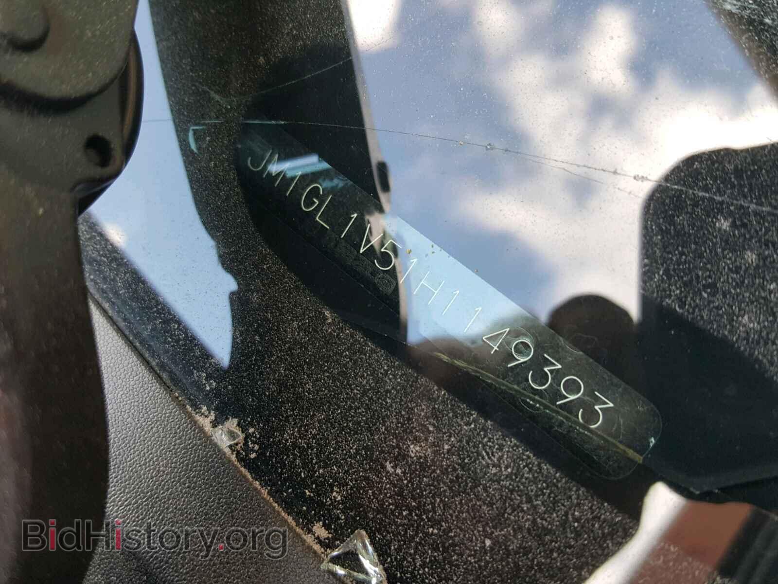 2017 MAZDA 6 - VIN: JM1GL1V51H1149393 - Фото 10