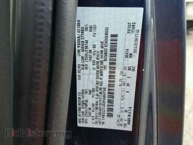 2003 FORD ECONOLINE - VIN: 1FBSS31L83HA84768 - Фото 10