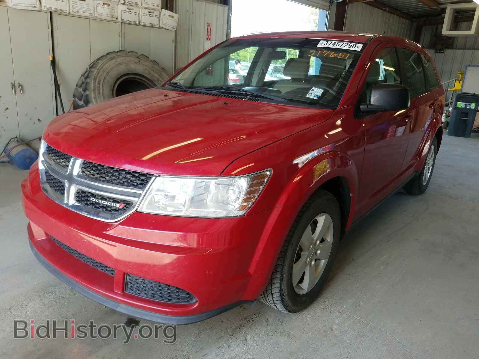 2013 DODGE JOURNEY - VIN: 3C4PDCAB9DT517651 - Фото 2