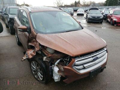 2017 Ford ESCAPE ESCAPE TIT, оранжевый — VIN 1FMCU0JD4HUC44849, Copart