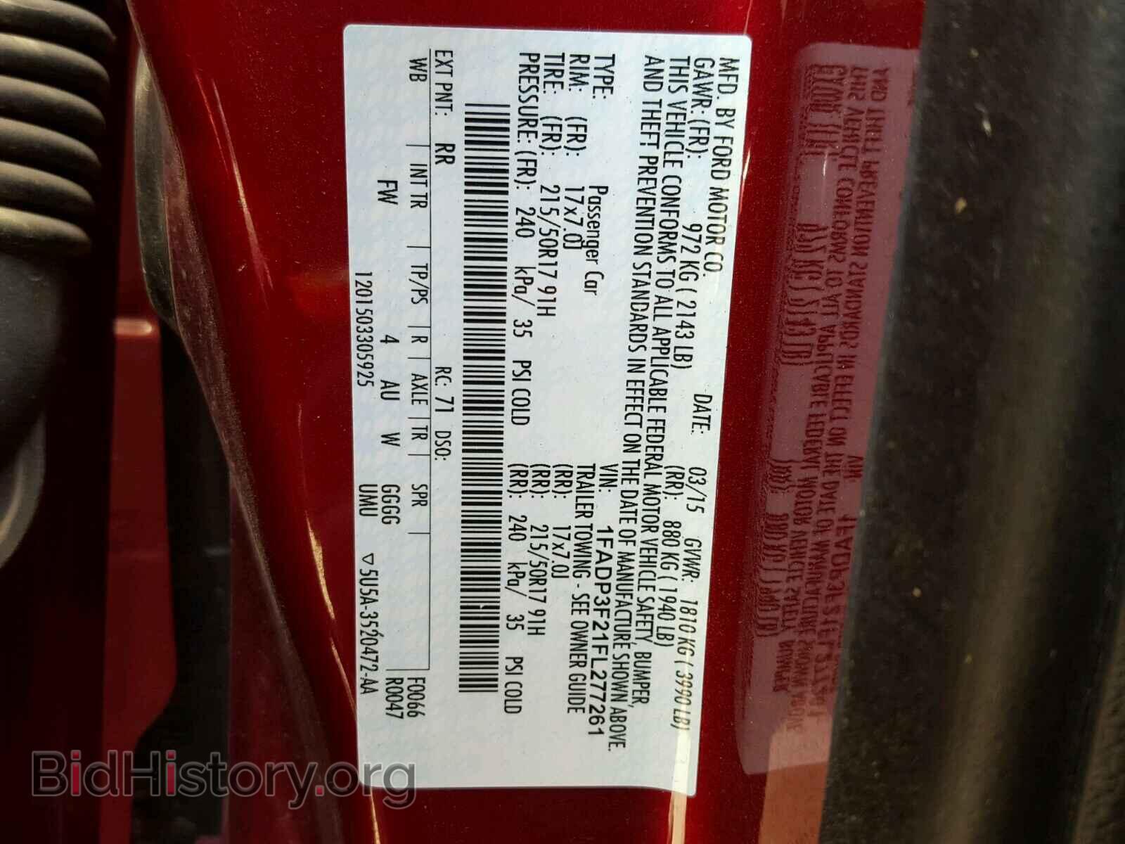 2015 FORD FOCUS - VIN: 1FADP3F21FL277261 - Photo 10
