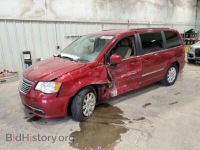 2015 Chrysler MINIVAN Touring, бордовый — VIN 2C4RC1BG7FR583468, Copart