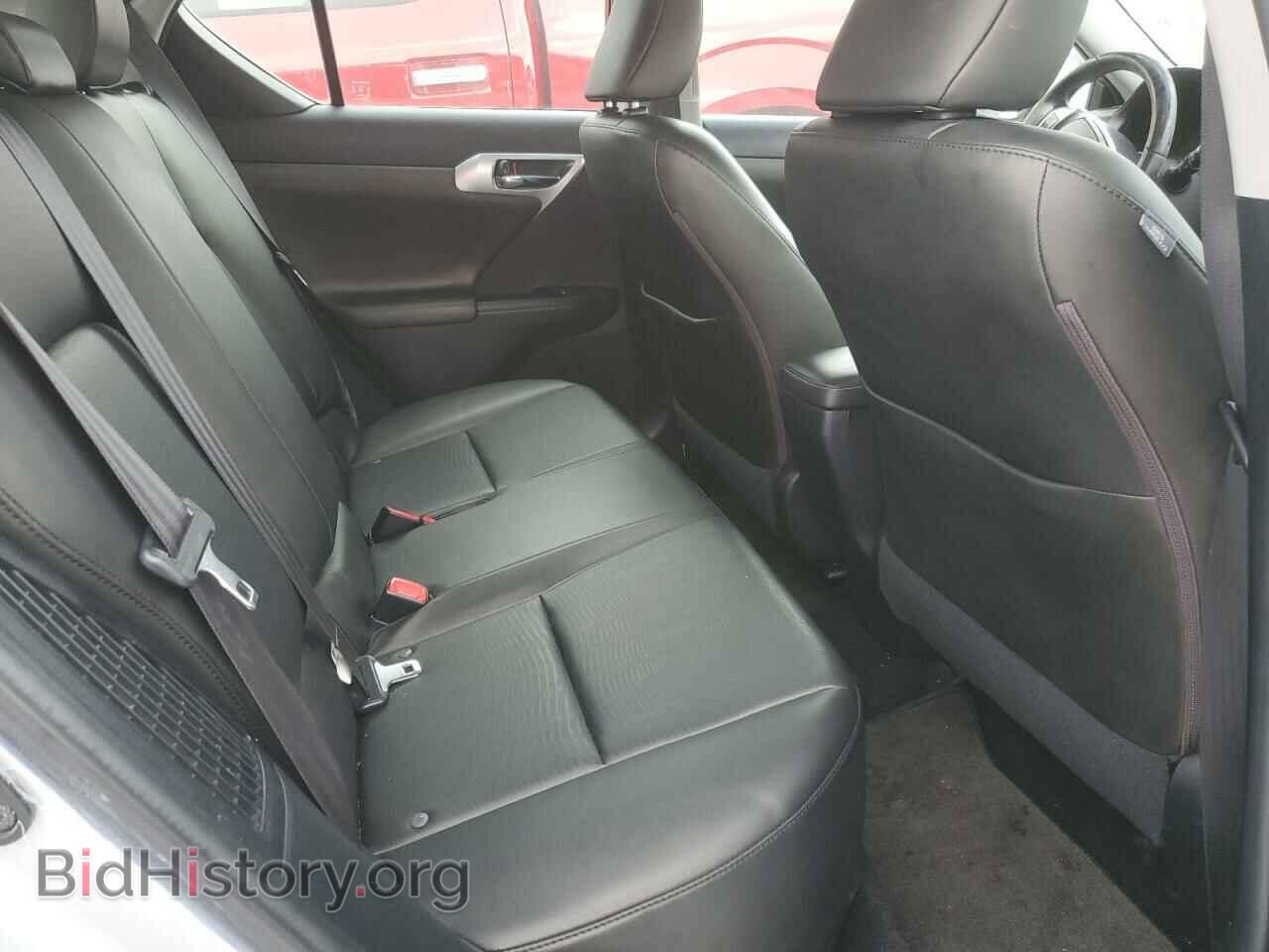 2012 LEXUS CT 200 - VIN: JTHKD5BH4C2103104 - Фото 10