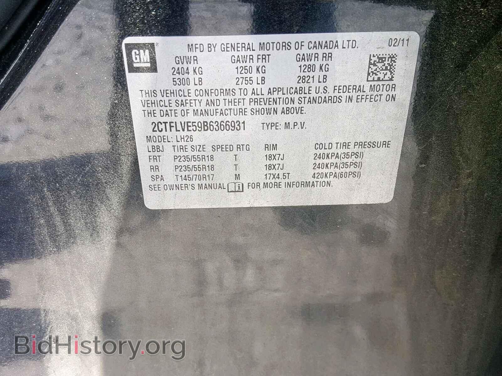 2011 GMC TERRAIN SL - VIN: 2CTFLVE59B6366931 - Фото 10