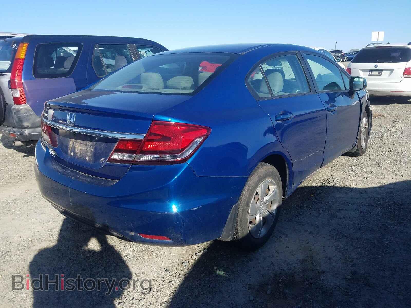 2013 HONDA CIVIC - VIN: 19XFB2F52DE078439 - Фото 4