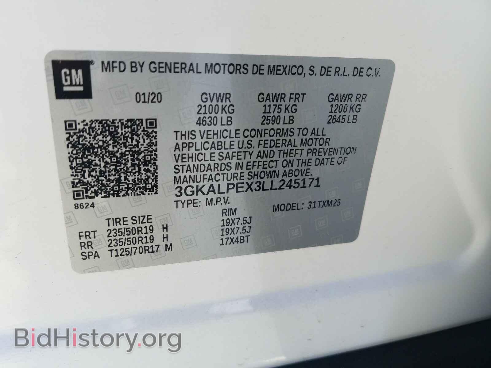 2020 GMC TERRAIN - VIN: 3GKALPEX3LL245171 - Photo 10
