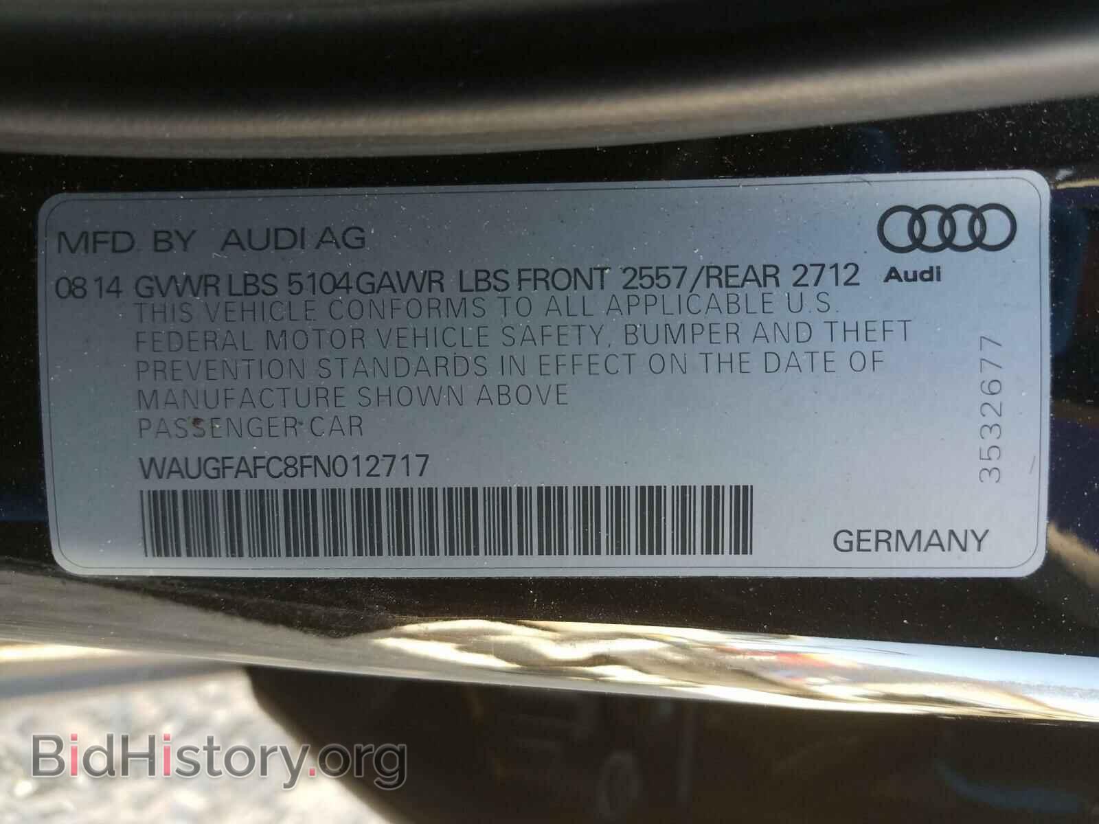 2015 AUDI A6 - VIN: WAUGFAFC8FN012717 - Photo 10