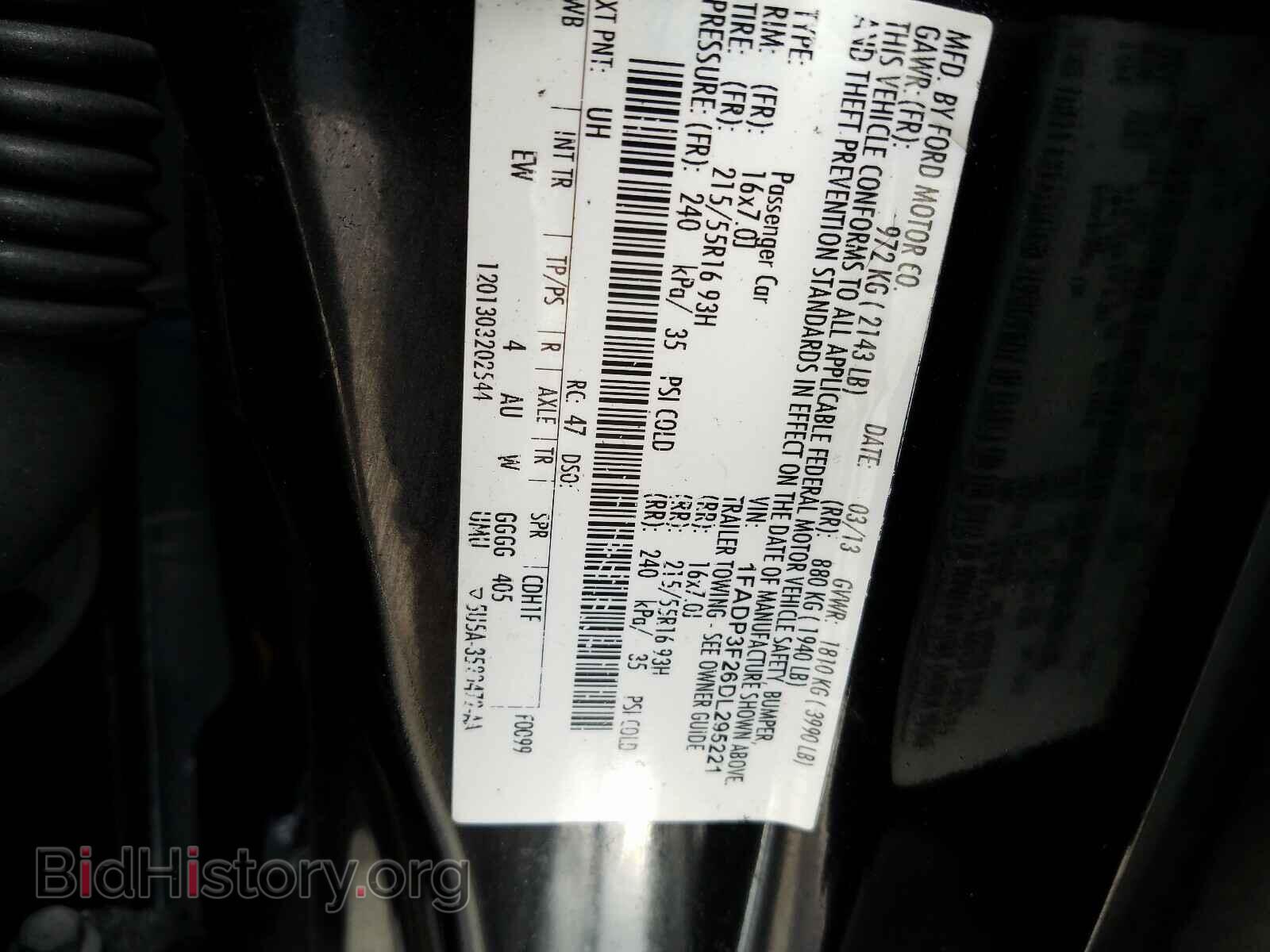 2013 FORD FOCUS - VIN: 1FADP3F26DL295221 - Photo 10