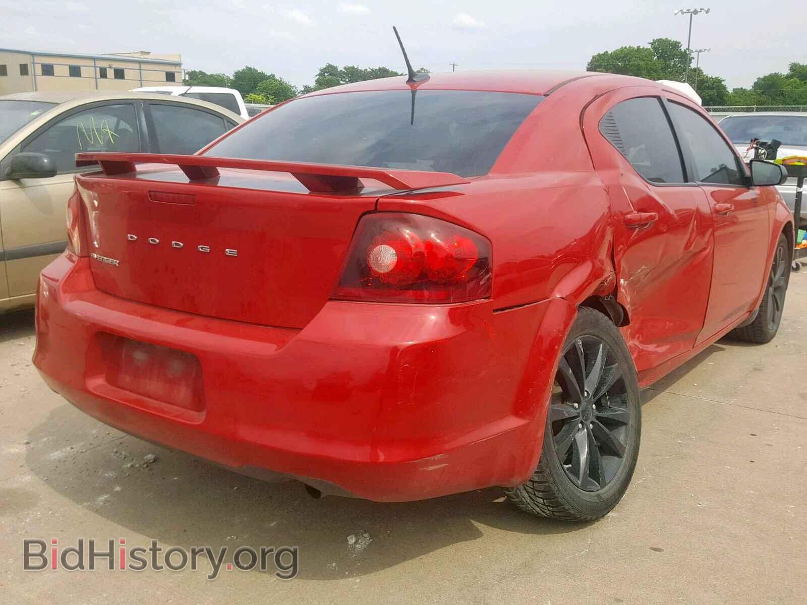 2014 DODGE AVENGER - VIN: 1C3CDZAB9EN202100 - Фото 4