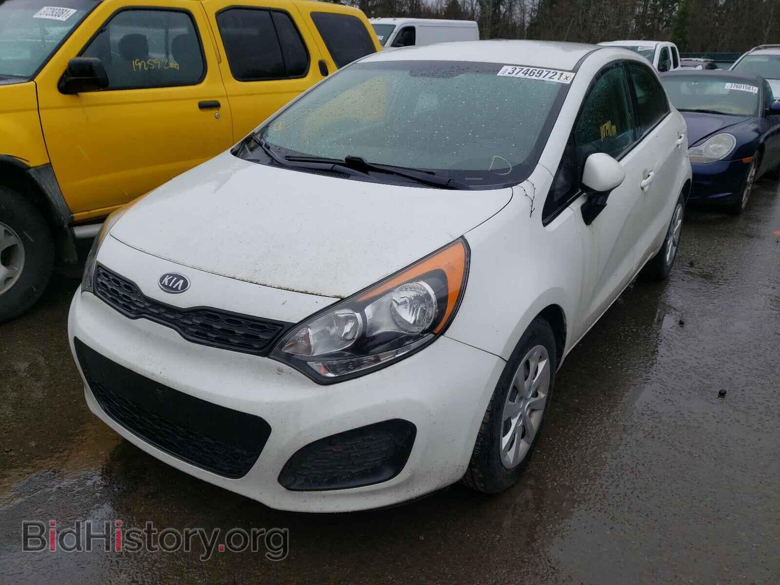 2012 KIA RIO - VIN: KNADM5A33C6066388 - Фото 2