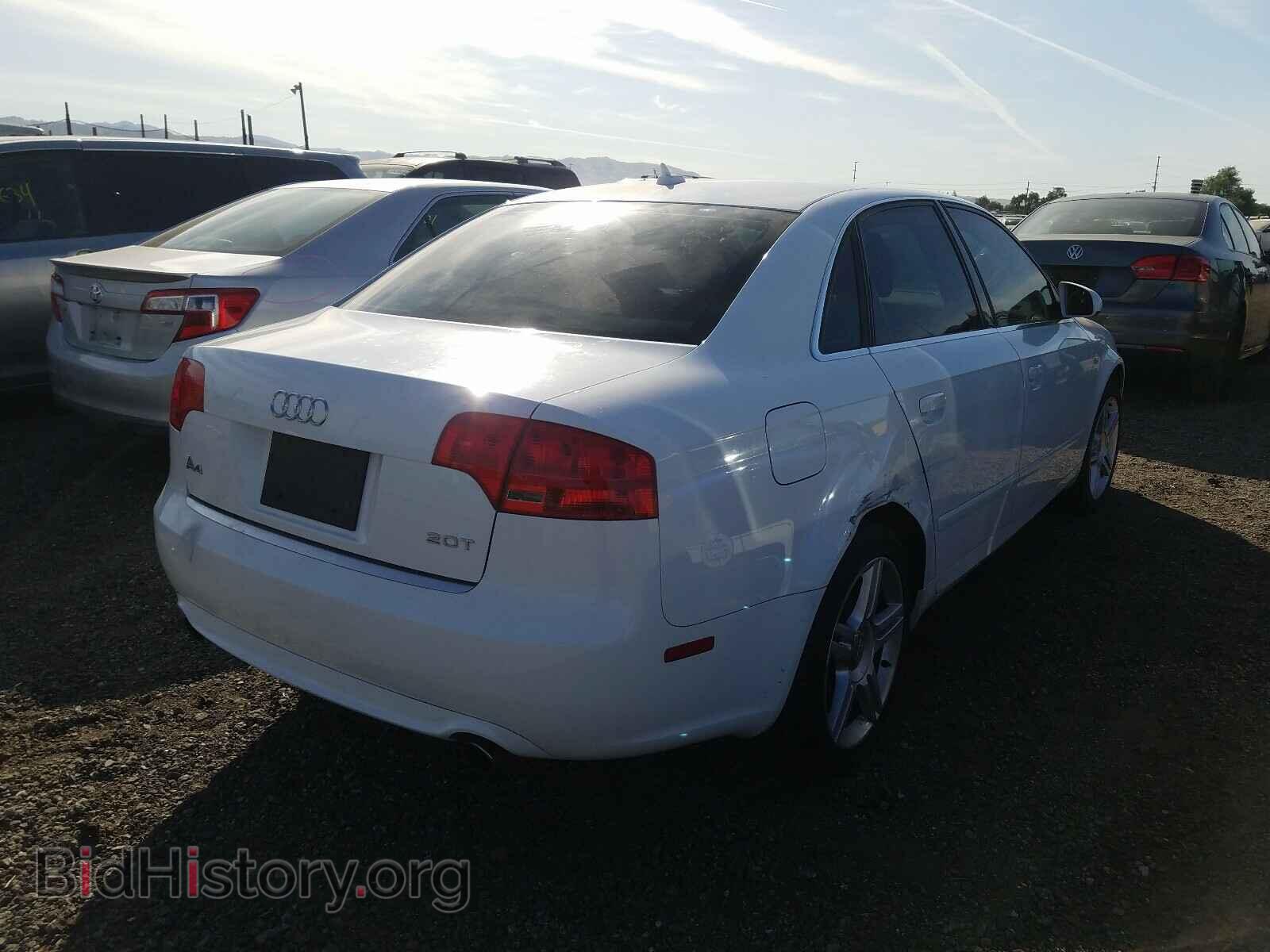 2007 AUDI A4 - VIN: WAUAF78E57A136606 - Photo 4