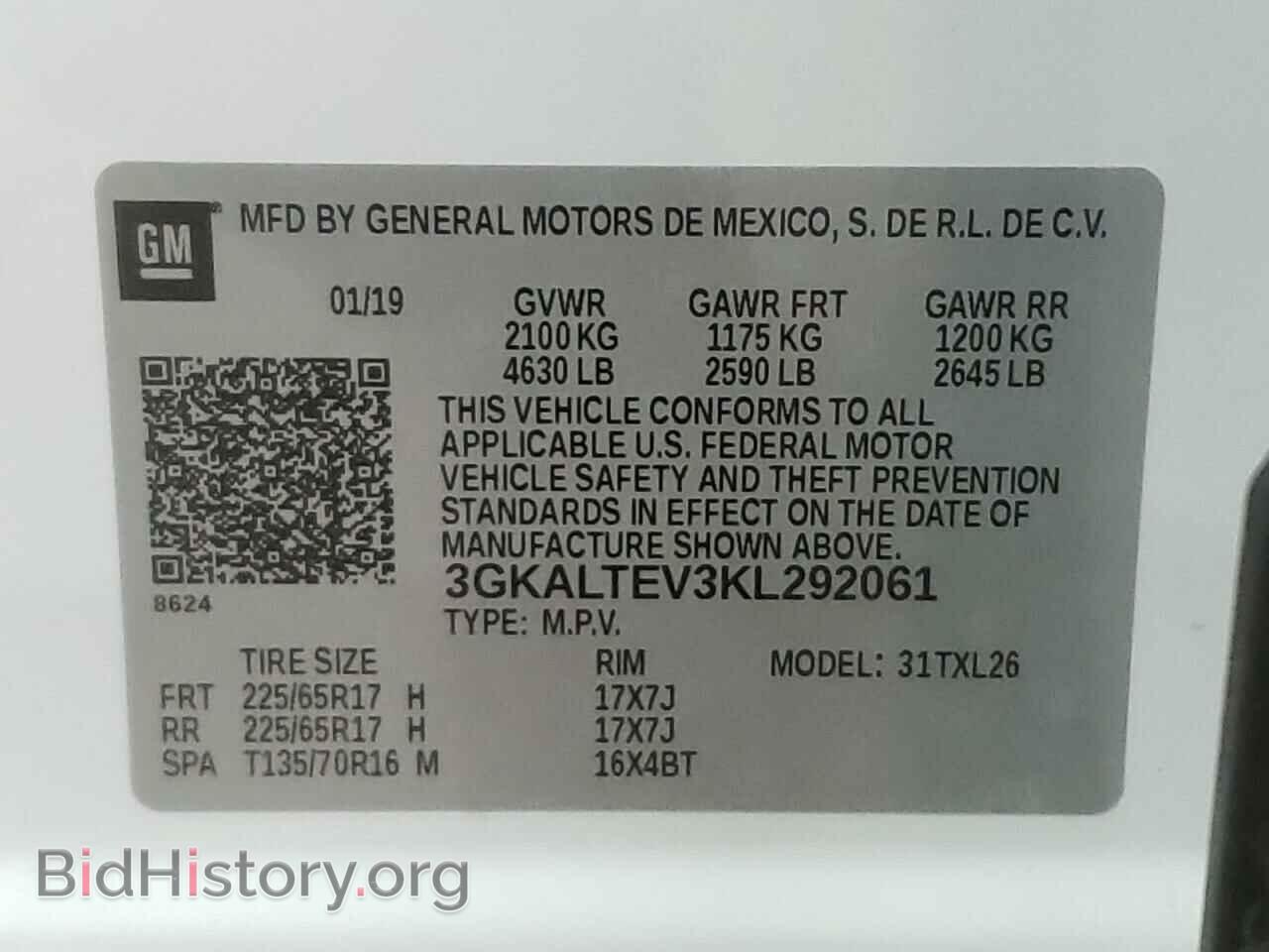 2019 GMC TERRAIN - VIN: 3GKALTEV3KL292061 - Photo 10
